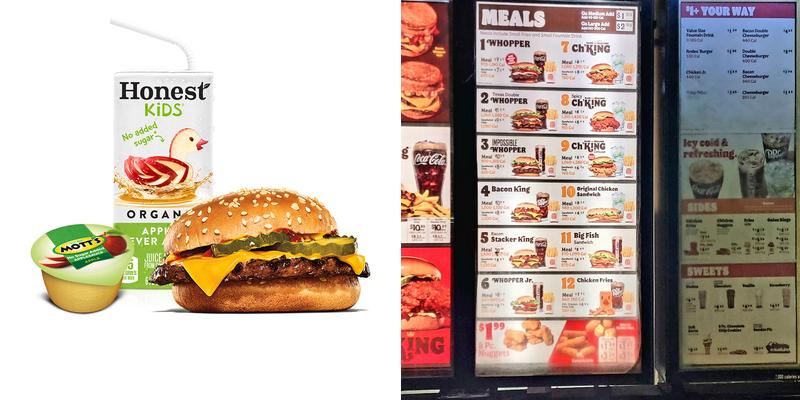 Burger King Menu