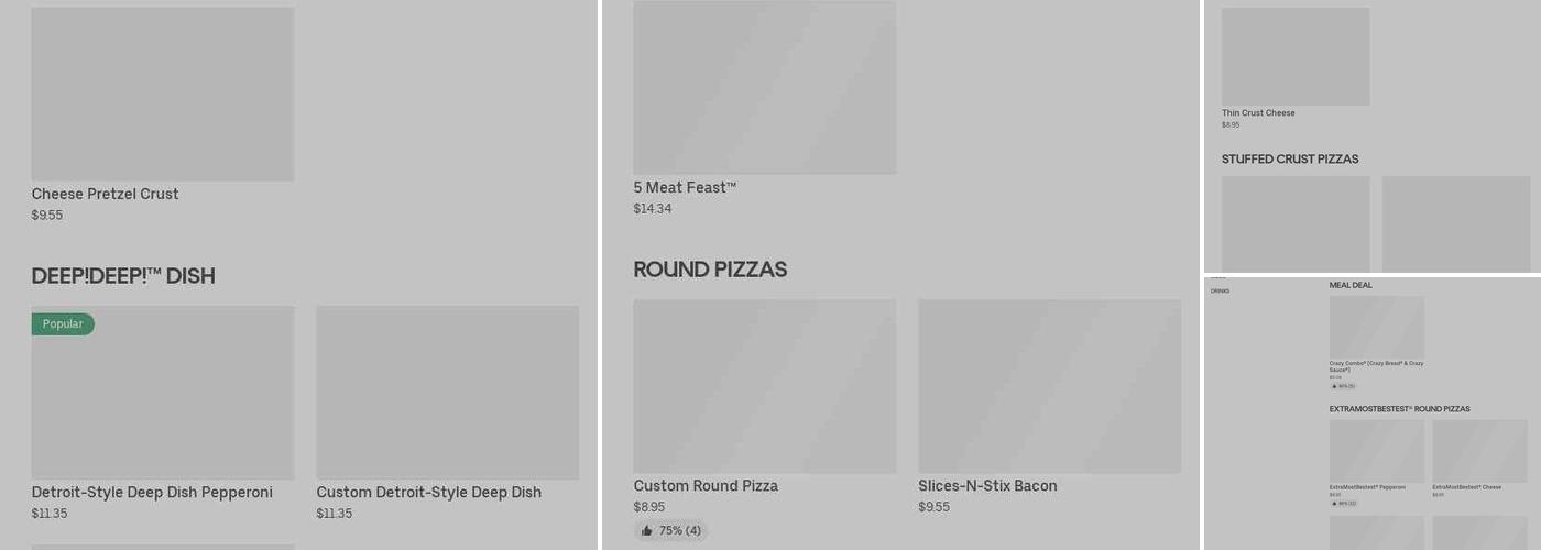 Little Caesars Pizza Menu
