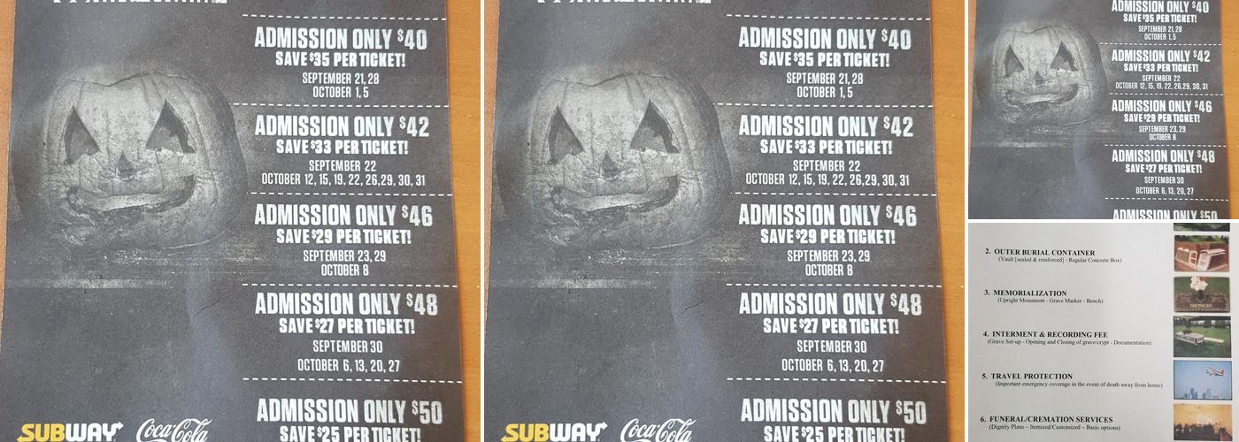 Subway Menu