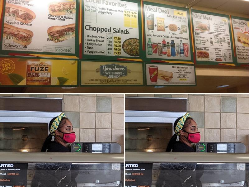 Subway Menu