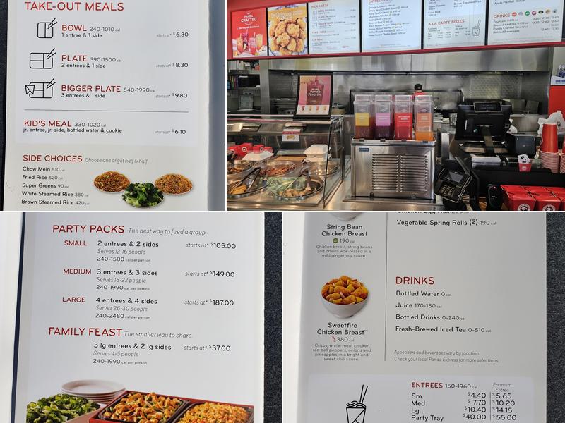 Panda Express Menu