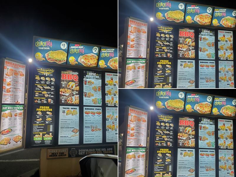 Del Taco Menu