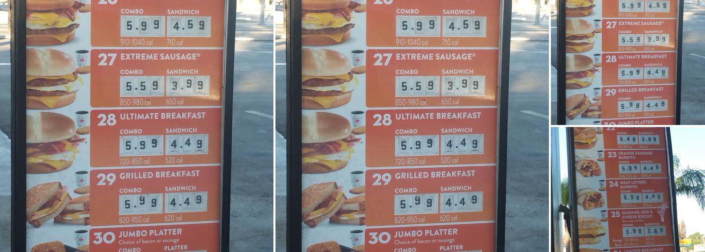 Jack In The Box Menu