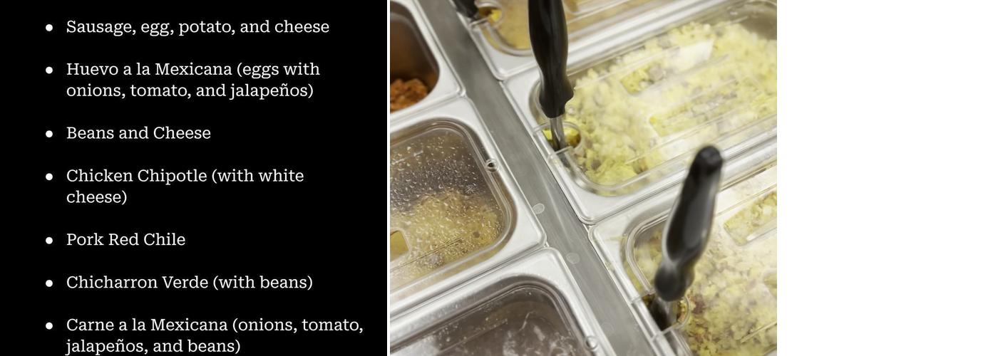 Daylight Donuts Menu