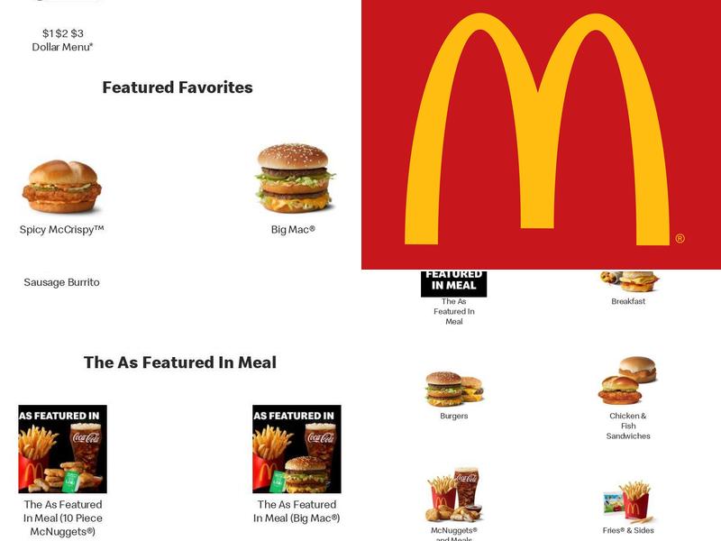 McDonald's Menu