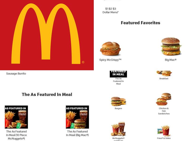 McDonald's Menu