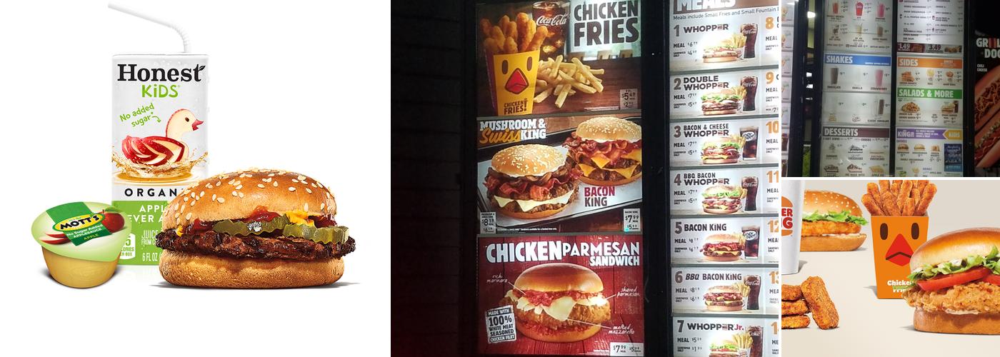 Burger King Menu