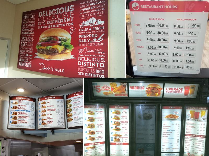 Wendy's Menu