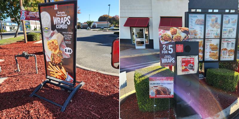 KFC Menu