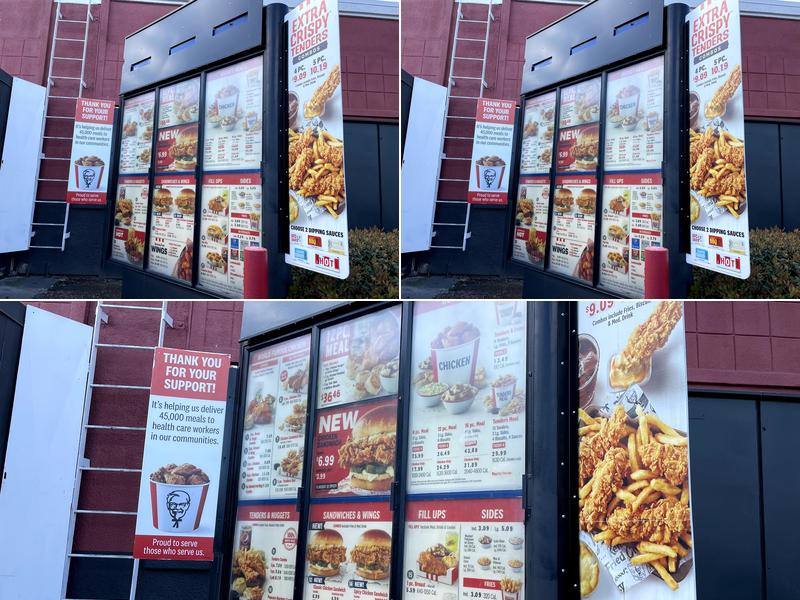 KFC Menu