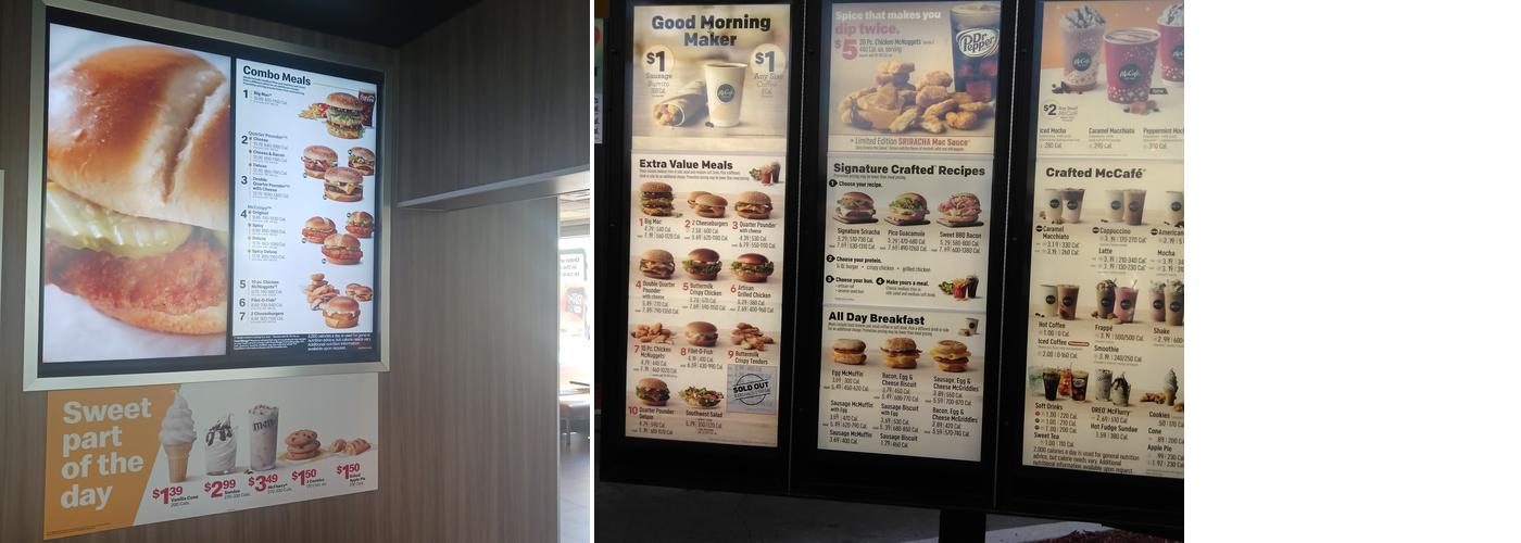 McDonald's Menu