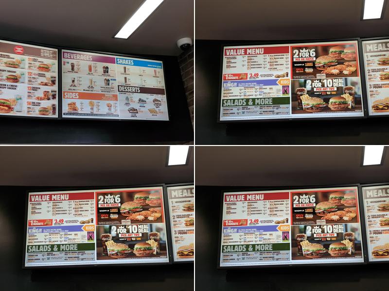 Burger King Menu