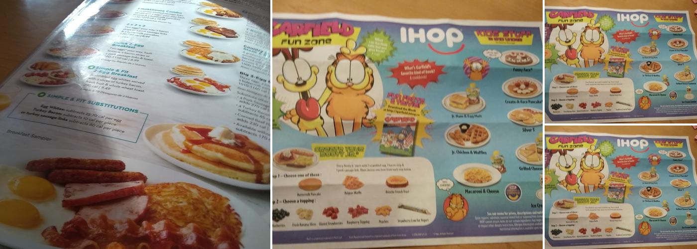IHOP Menu