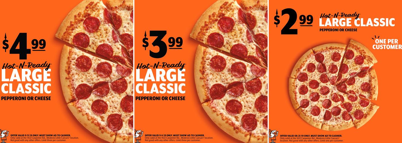 Little Caesars Pizza Menu