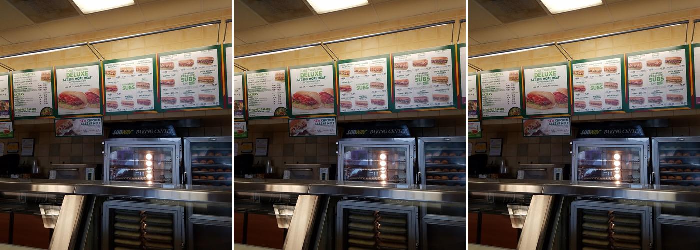Subway Menu