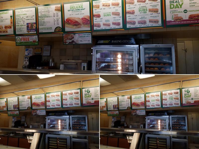 Subway Menu