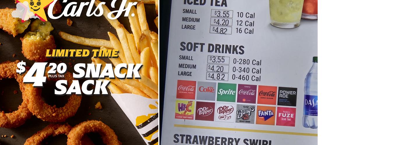 Carl’s Jr. Menu
