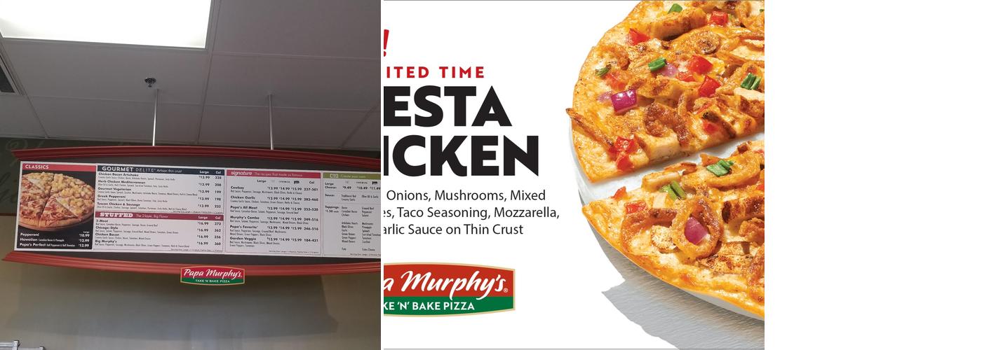 Papa Murphy's | Take 'N' Bake Pizza Menu