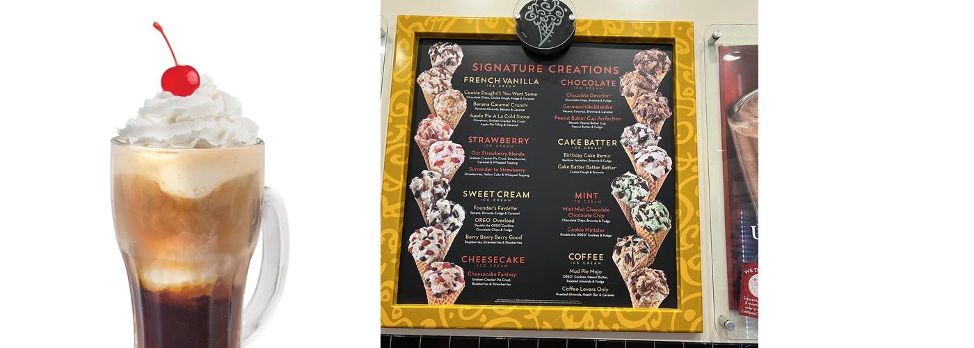Cold Stone Creamery Menu