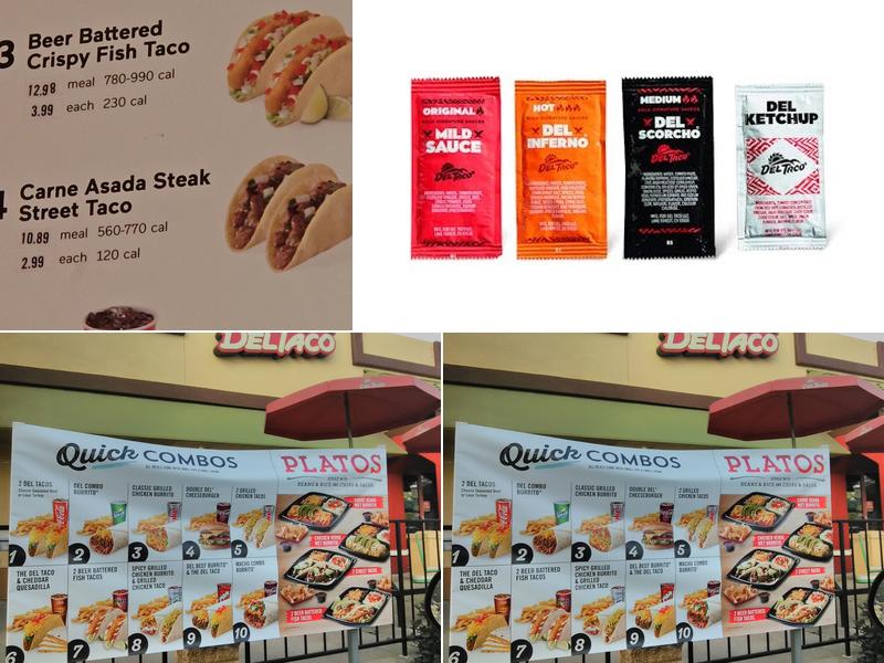 Del Taco Menu