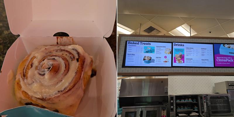Cinnabon Menu