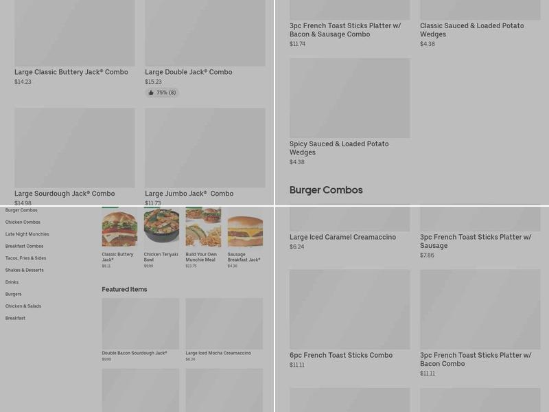 Jack In The Box Menu