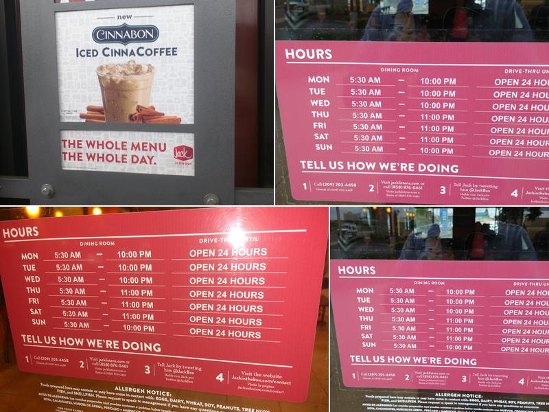 Jack In The Box Menu