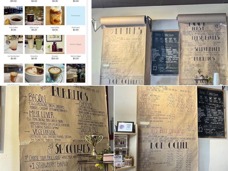 Red Buffalo Coffee & Tea Menu