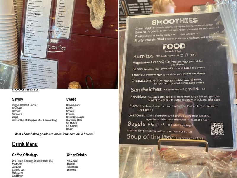 Rocky Mountain Roastery CAFE Menu