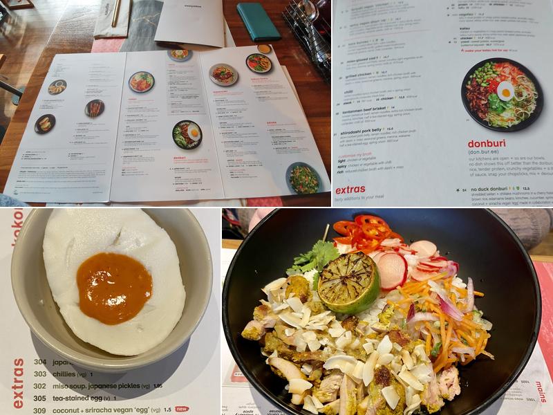 wagamama hereford Menu