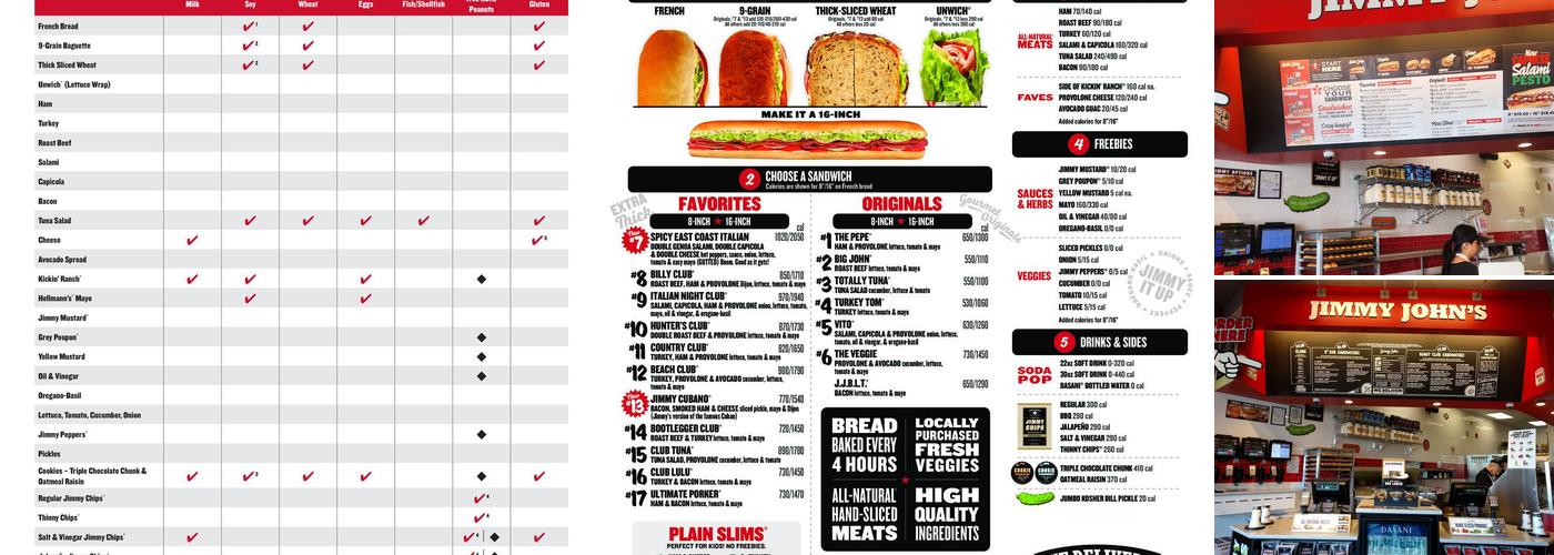 Jimmy John's Menu