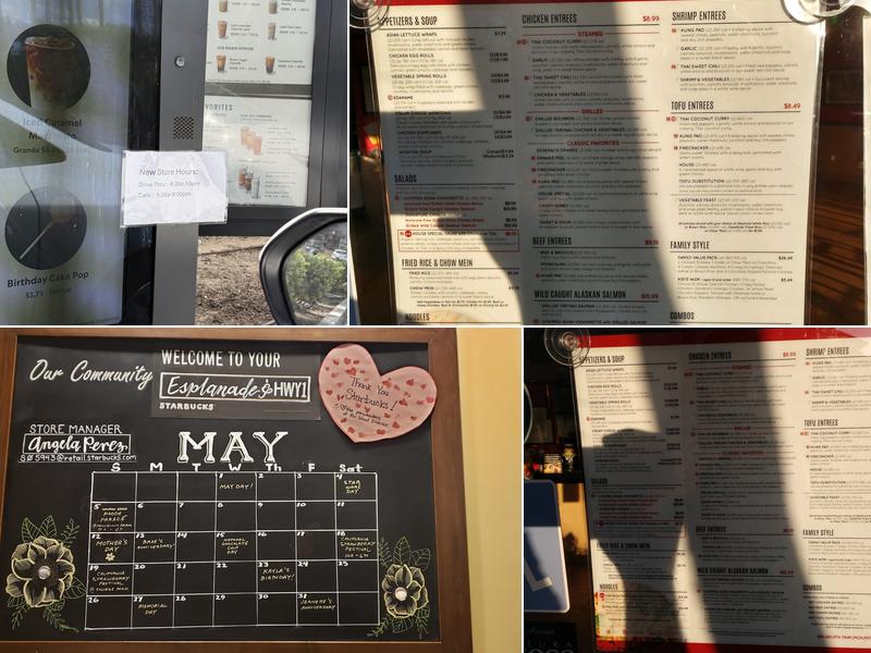 Starbucks Menu