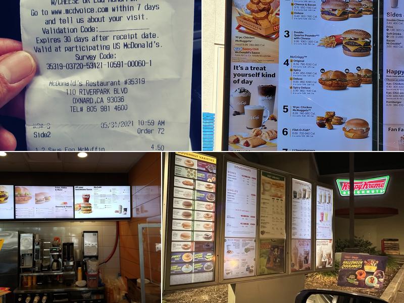 McDonald's Menu