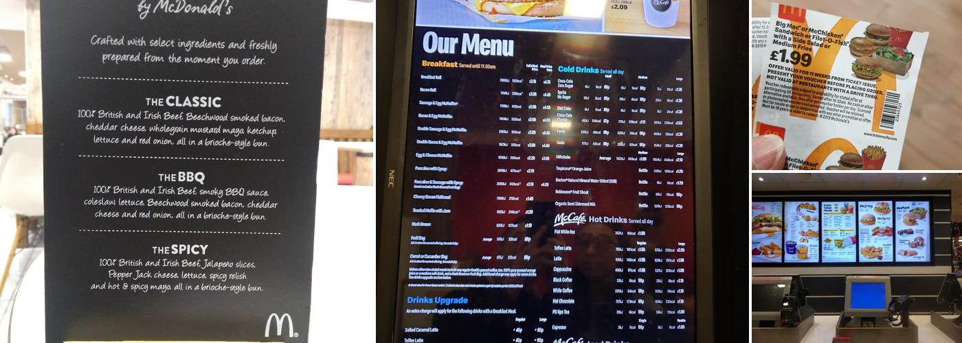 McDonald's Menu