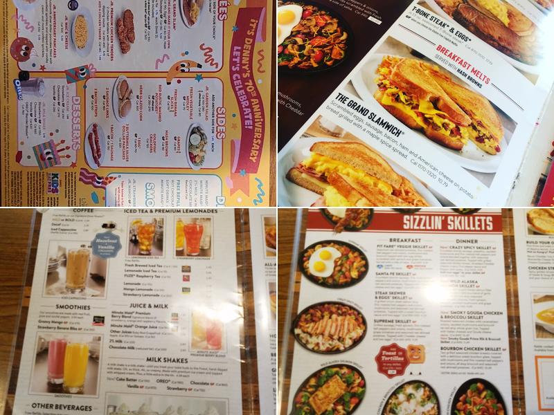 Denny's Menu