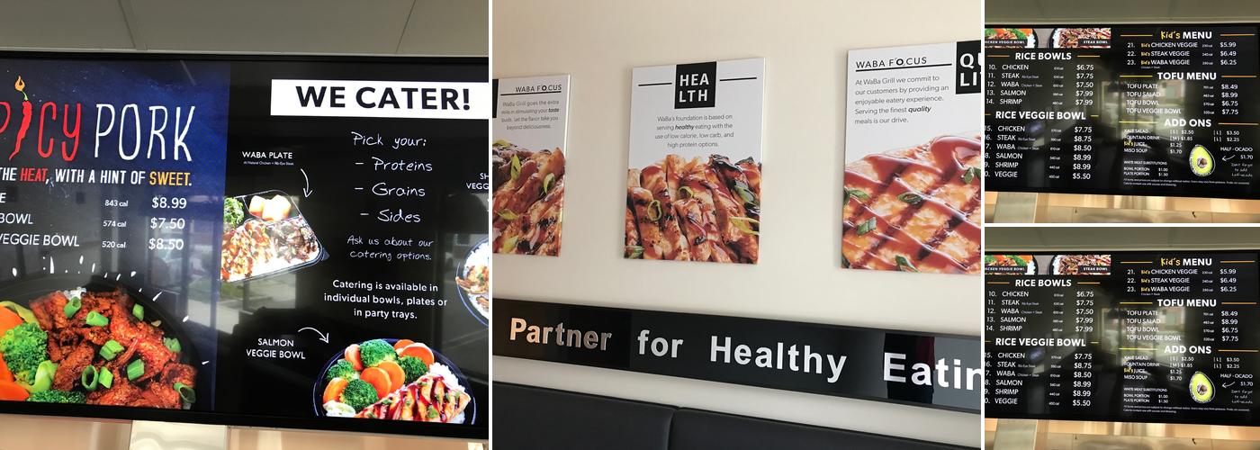 WaBa Grill Menu