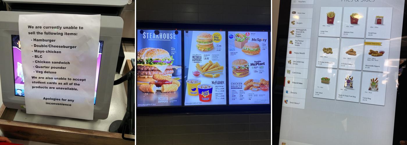 McDonald's Menu