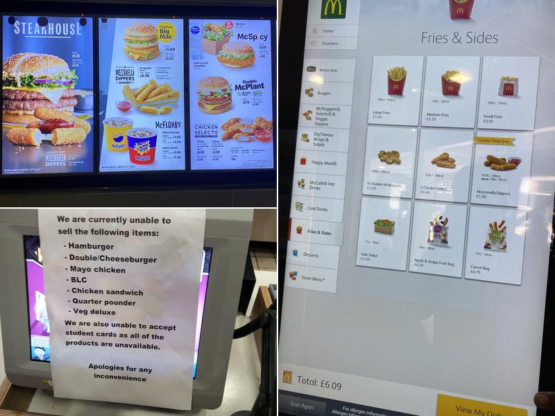 McDonald's Menu