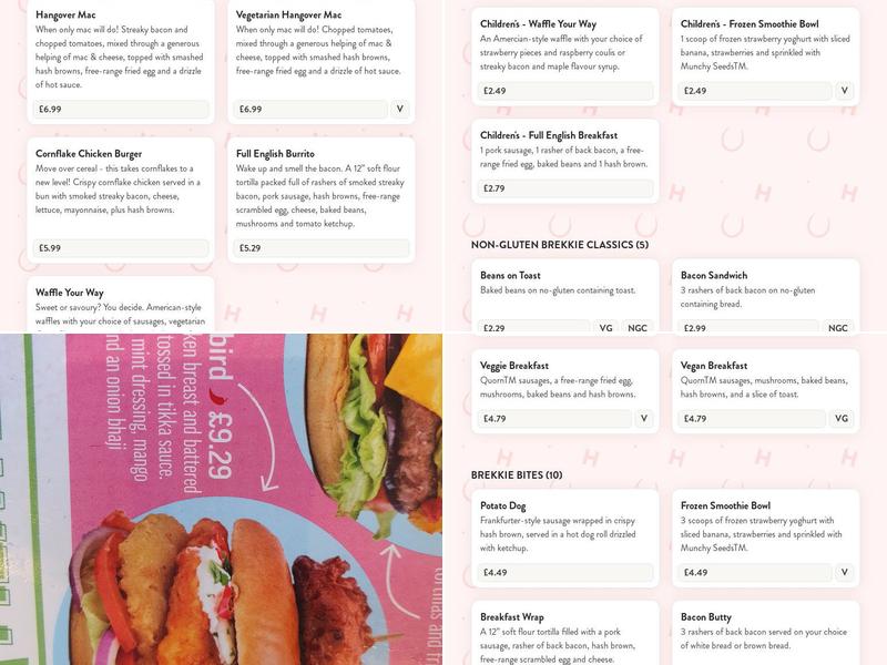 Reservoir Menu