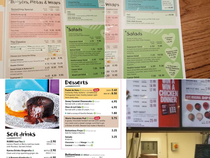 Nando's Hull - Kingswood Menu