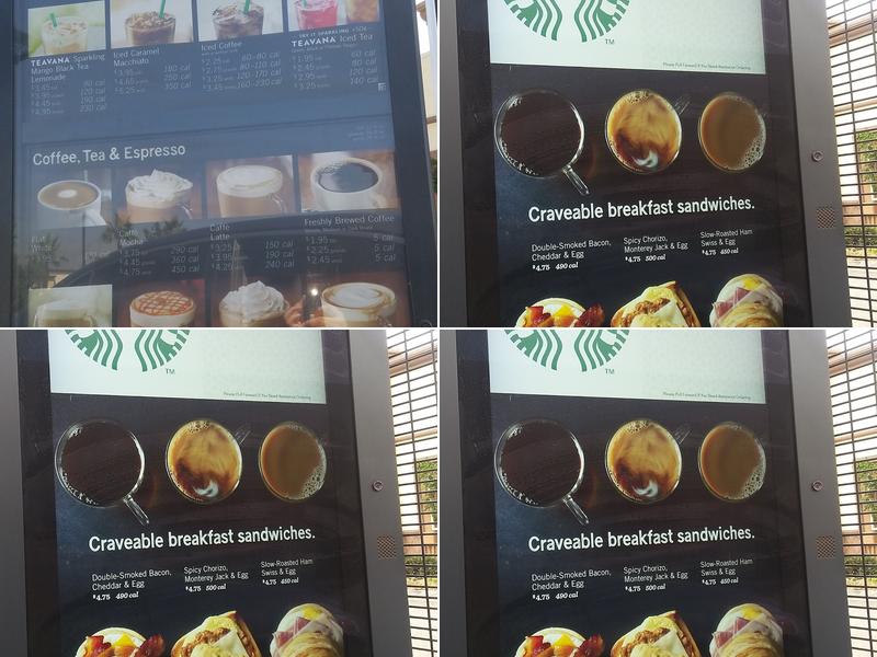 Starbucks Coffee Company Menu