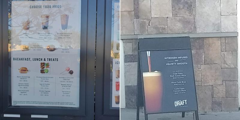 Starbucks Coffee Company Menu