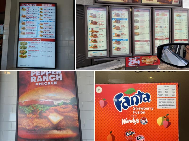 Wendy's Menu