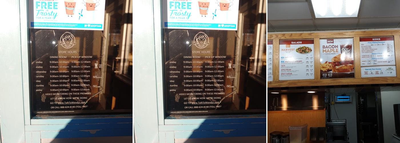 Wendy's Menu