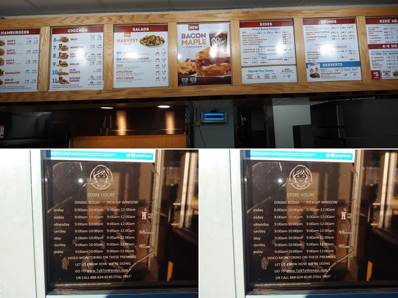 Wendy's Menu