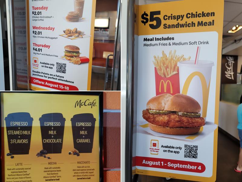 McDonald's Menu