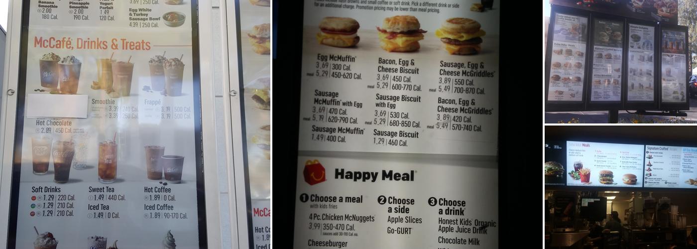 McDonald's Menu