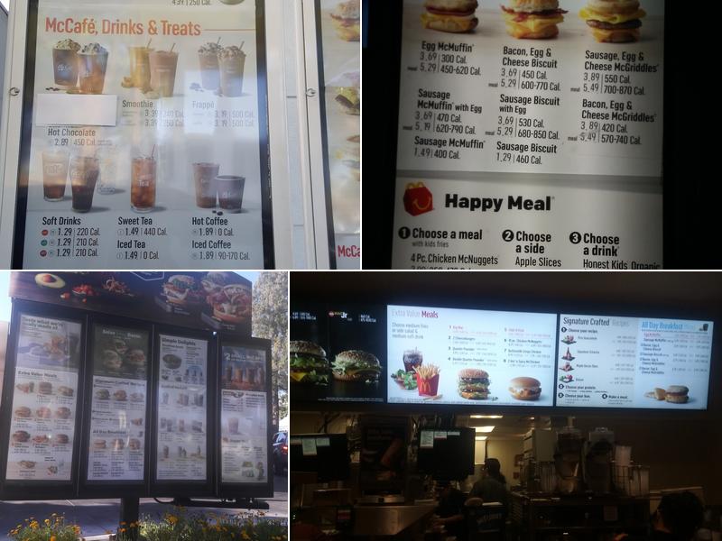 McDonald's Menu