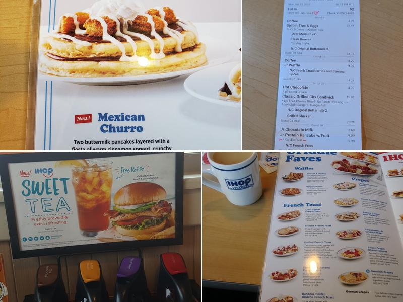 IHOP Menu