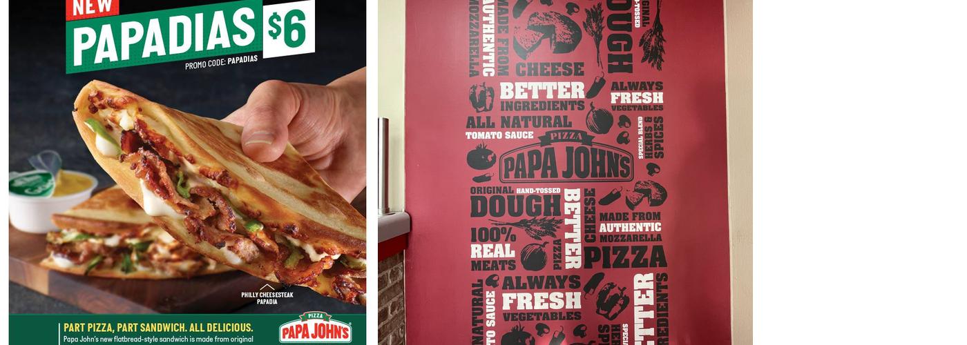 Papa Johns Pizza Menu